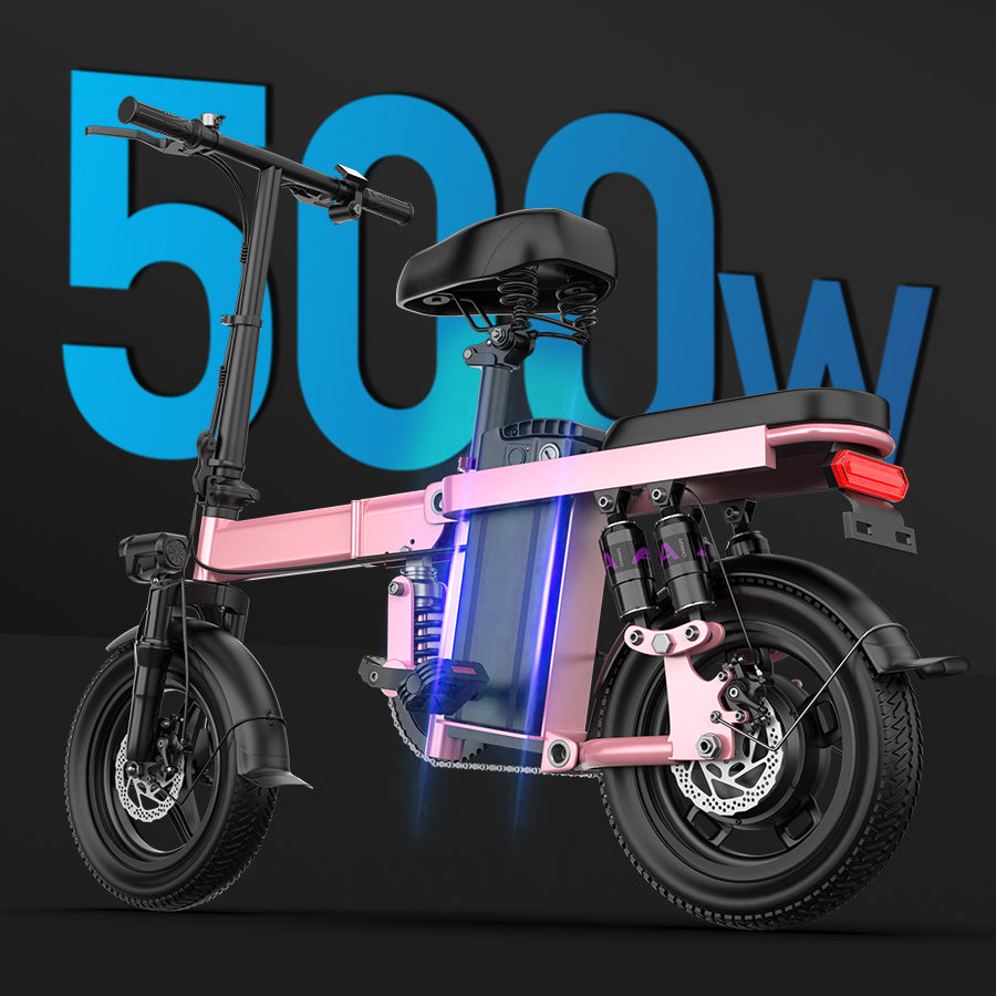 EcoRider 500X-Electric Bikes Pink