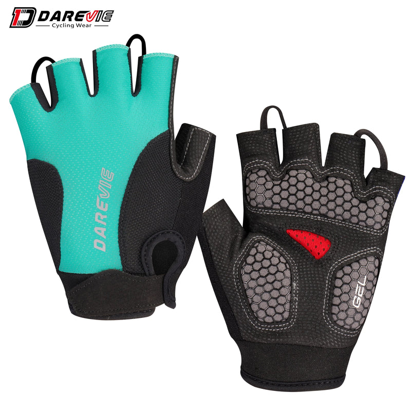 DAREVIE Cycling Gloves GEL Foam 60kg/m³ Shockproof Cycling Gloves Half Finger For Men Women Bionic Ergonomic MTB Gloves Pro Team