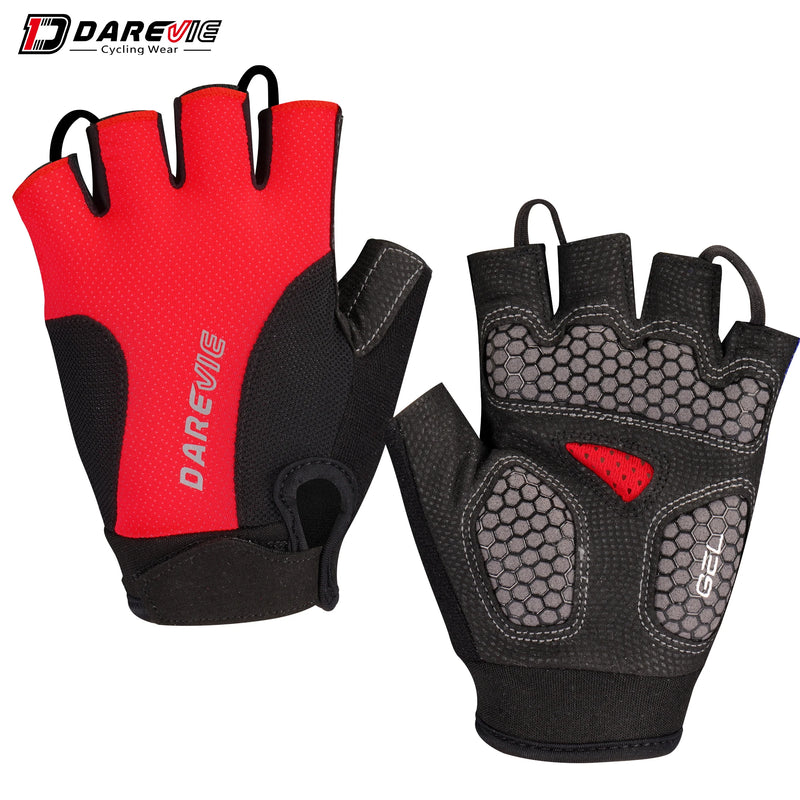 DAREVIE Cycling Gloves GEL Foam 60kg/m³ Shockproof Cycling Gloves Half Finger For Men Women Bionic Ergonomic MTB Gloves Pro Team