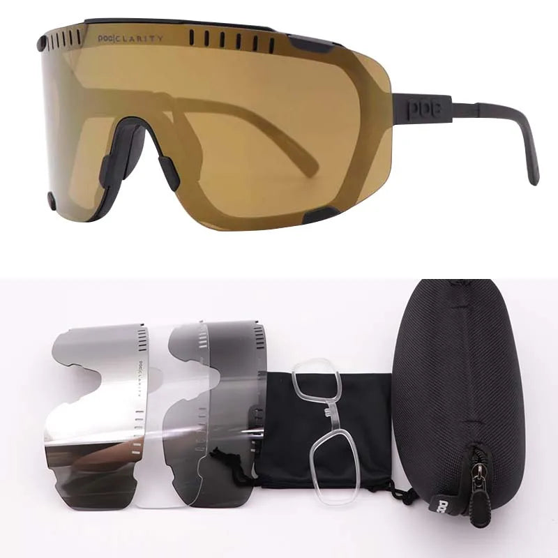 DEVOURS Mountain bike Road bike Outdoor sports myopia eye protection windproof riding glasses